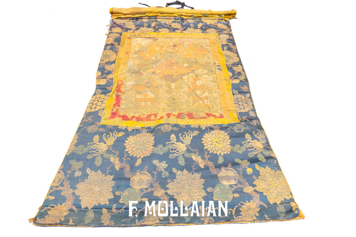 Antique Textile Thangka Tibetan 17-18 Century n°:669042